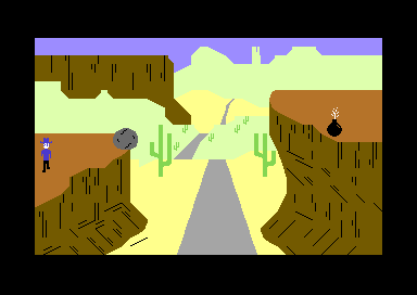 Animation aus dem Spiel "Cliff Hanger"