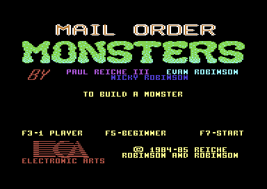 Animation aus dem Spiel "Mail Order Monsters"