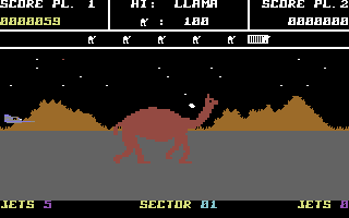 Animation aus dem Spiel "Attack of the Mutant Camels"