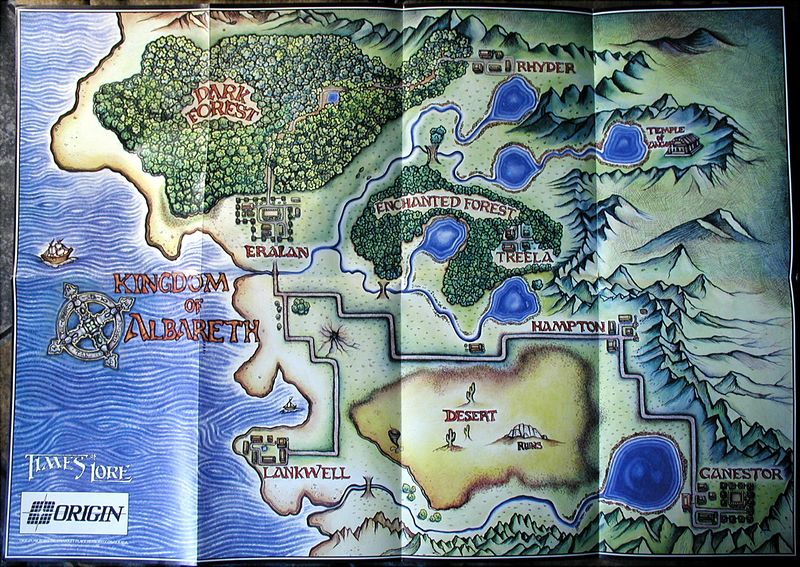 "Karte von Albareth"