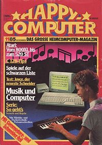Titelblatt der Happy Computer 11/85