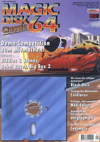 Cover der "Magic Disk 64 Classic" 1995-09