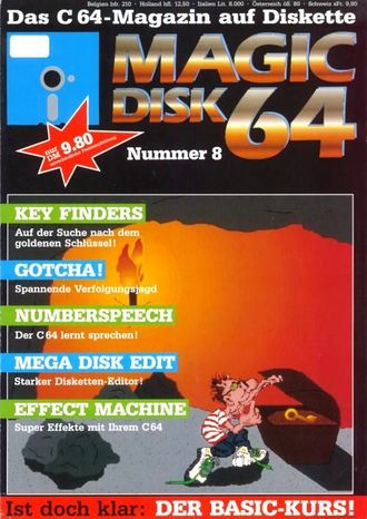 Cover der "Magic Disk 64" 1989-08