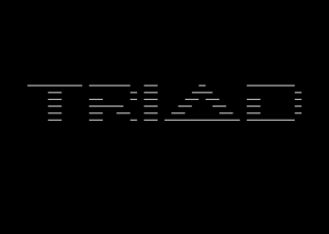 Das berühmte PETSCII-Logo von Triad