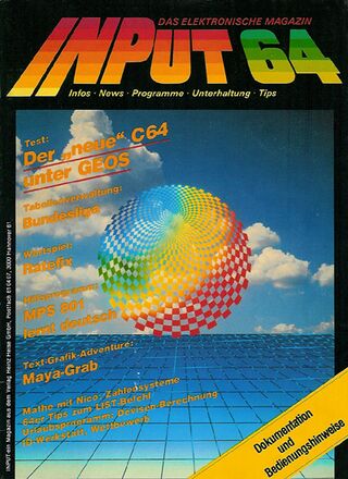 Cover Input64 7/1986
