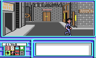 Animation aus dem Spiel "Neuromancer"