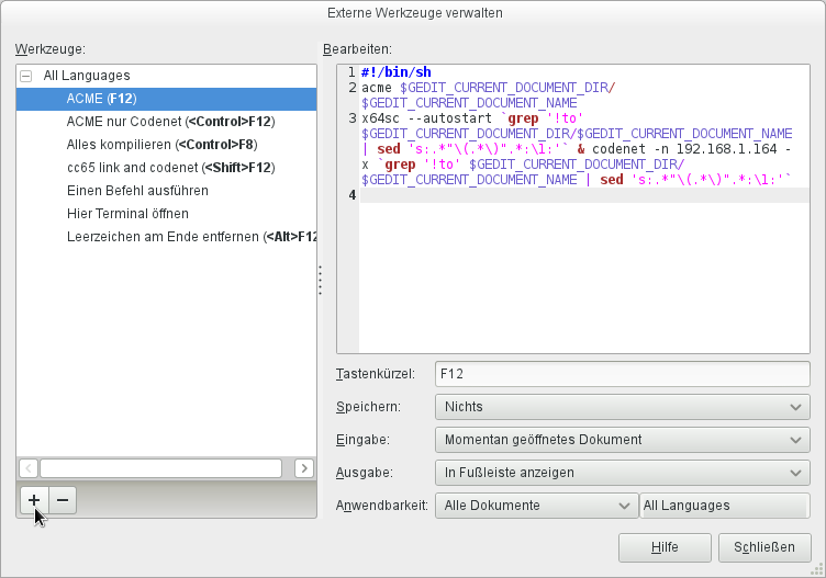 Datei:Gedit Crossdev Werkzeuge.png