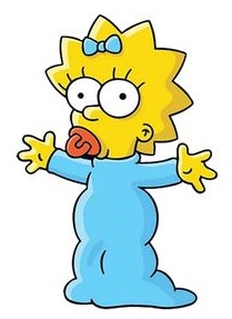 Datei:TheSimpsonsMaggie.jpg