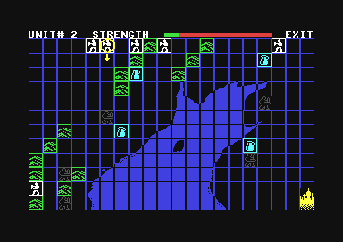 ... der Strategiebildschirm
