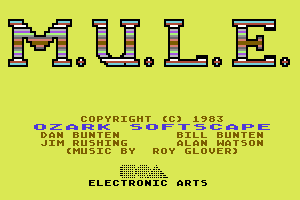 Titelbild vom Spiel M.U.L.E.