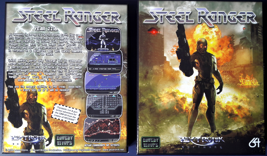 Foto von Vorder- und Rückseite der Box