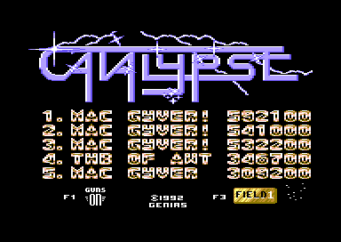 Topscore von MacGyver