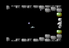 Das Level "Castle Entrance" - eine Statue versperrt den Weg