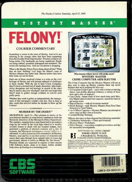 Datei:Felony Cover2.jpg