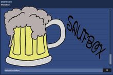 Entwurf des Saufbox Logos