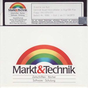 Giga-CAD Plus Objektbibliotheken Disk 1/2