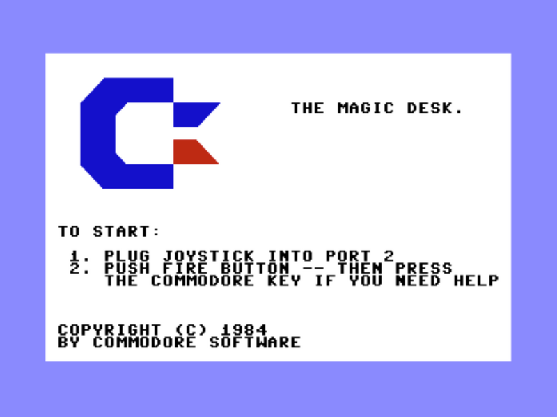 Datei:MagicDeskII Startbildschirm.png