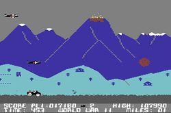 Spielabschnitt 2. Weltkrieg mit aktiven Vulkan (Stage 9)