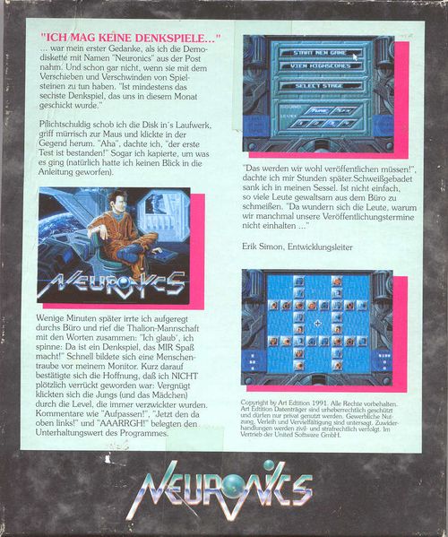 Datei:Neuronics Back Cover.jpg