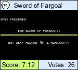 Sword of Fargoal