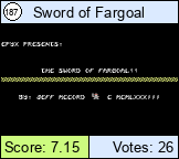 Sword of Fargoal
