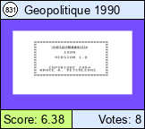 Geopolitique 1990