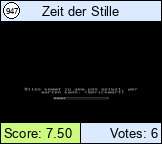 Zeit der Stille