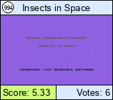 Insects in Space