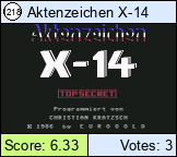 Aktenzeichen X-14
