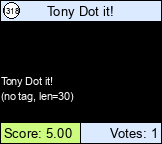 Tony Dot it!
