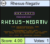Rhesus-Negativ