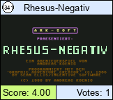 Rhesus-Negativ