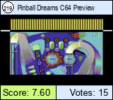 Pinball Dreams C64 Preview