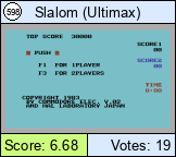 Slalom (Ultimax)
